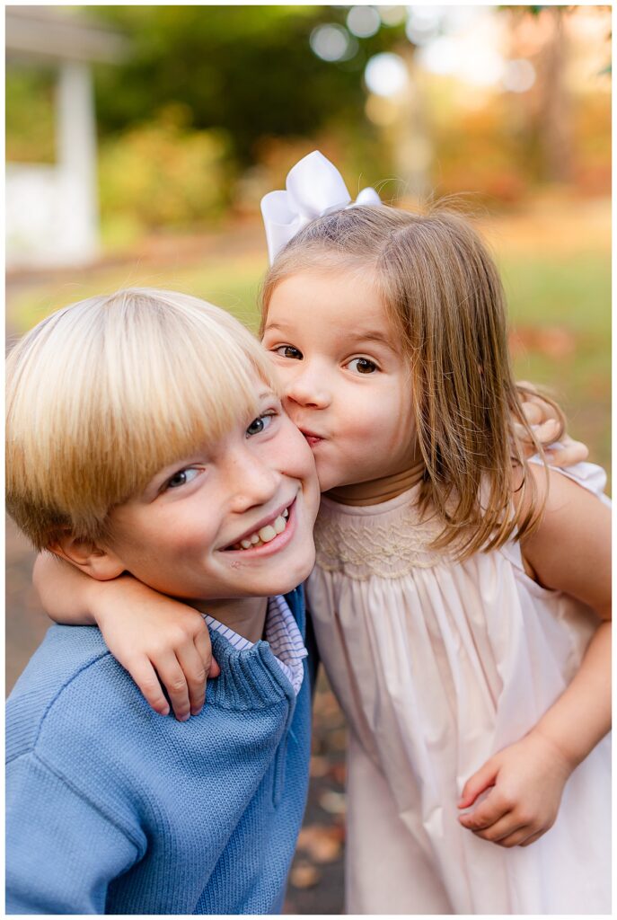 Brother and sister images in Mountain Brook Alabama